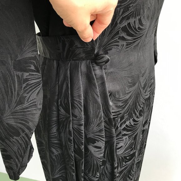 Vintage 80s Lauren Alexandra Silk Dress - Picture 6 of 8